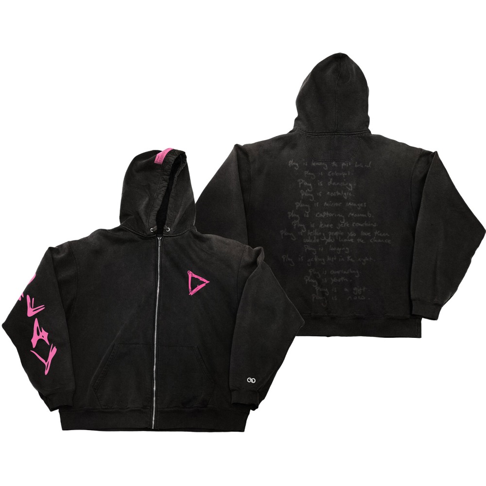 Ed Sheeran - Play Zip hoodie - Black